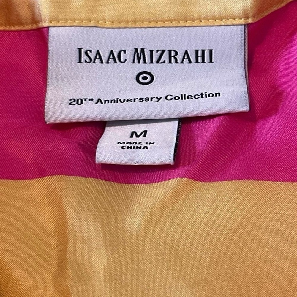 Isaac Mizrahi 20th Anniversary Pink and Gold Design